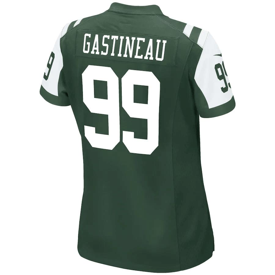 Mark Gastineau 99 New York Jets Women's Retired Game Jersey - Green