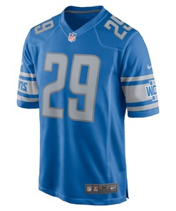 Mark Gilbert Detroit Lions Player Game Jersey - Blue