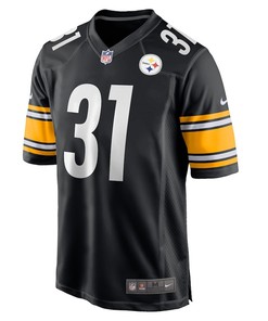 Mark Gilbert Pittsburgh Steelers Game Player Jersey - Black