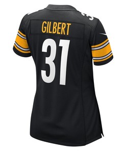 Mark Gilbert Pittsburgh Steelers Women's Game Player Jersey - Black