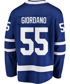 Mark Giordano 55 Toronto Maple Leafs Stanley Cup 2023 Playoffs Patch Home Breakaway Men Jersey - Blue