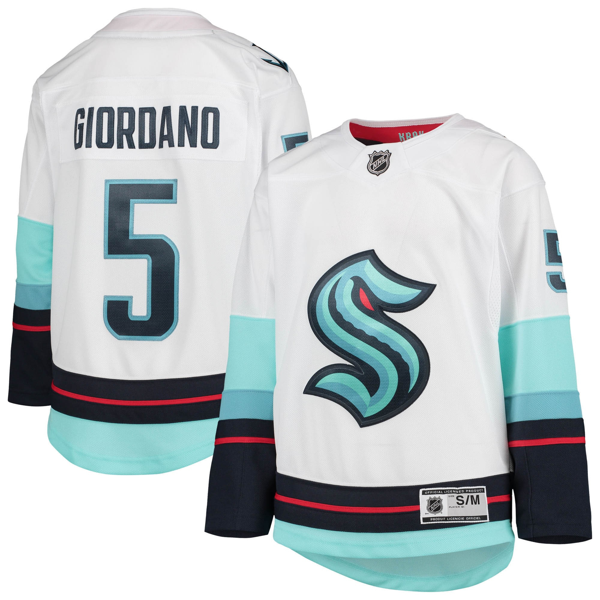 Mark Giordano Seattle Kraken Away Premier Player Jersey White Nhl