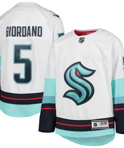 Mark Giordano Seattle Kraken Away Premier Player Jersey - White Nhl