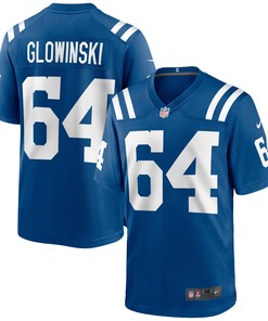 Mark Glowinski Indianapolis Colts Game Jersey - Royal Nfl