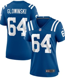 Mark Glowinski Indianapolis Colts Womens Game Jersey - Royal Nfl