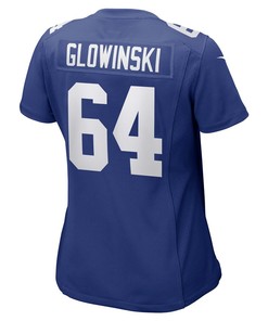 Mark Glowinski New York Giants Women's Game Player Jersey - Royal