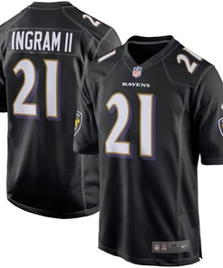 Mark Ingram Baltimore Ravens Nike Game Event Jersey - Black