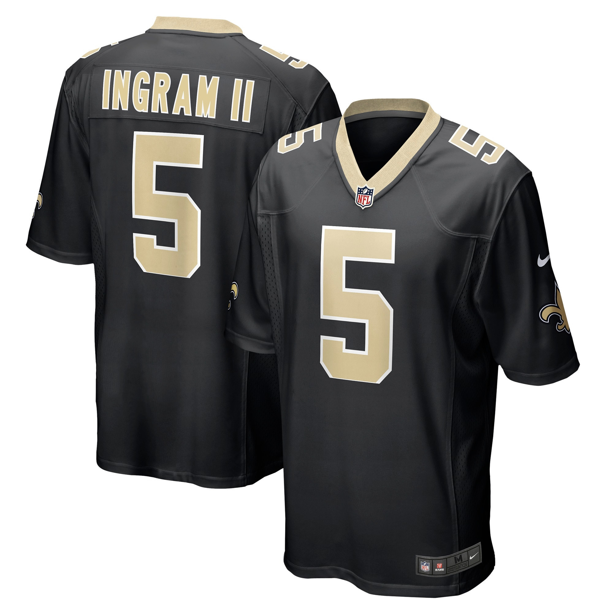 Mark Ingram Ii New Orleans Saints Game Player Jersey - Black Nfl