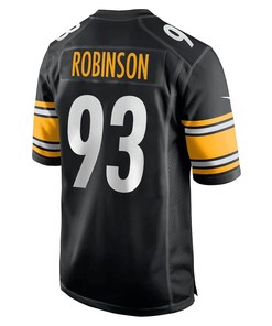 Mark Robinson Pittsburgh Steelers Game Player Jersey - Black