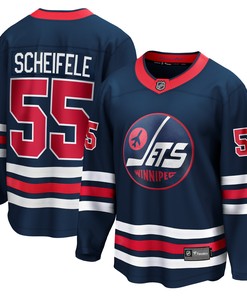 Mark Scheifele Winnipeg Jets Fanatics Branded 2021/22 Alternate Premier Breakaway Player Jersey - Navy Nhl