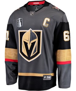 Mark Stone 61 Vegas Golden Knights 2023 Stanley Cup Champions Patch Alternate Breakaway Player Jersey - Black