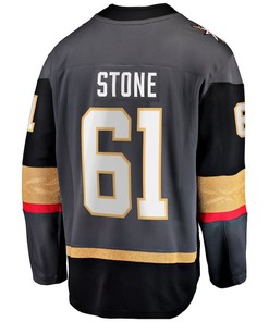 Mark Stone 61 Vegas Golden Knights 2023 Stanley Cup Champions Patch Alternate Breakaway Player Jersey - Black