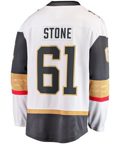 Mark Stone 61 Vegas Golden Knights 2023 Stanley Cup Champions Patch Away Breakaway Player Jersey - White