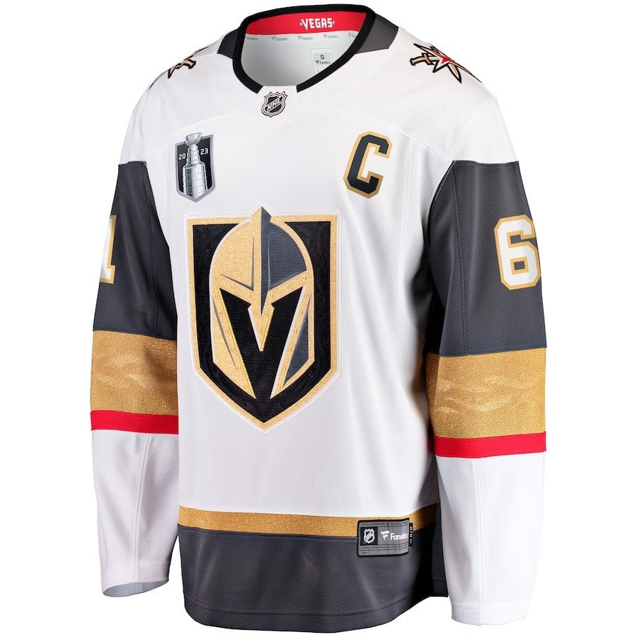 Mark Stone 61 Vegas Golden Knights 2023 Stanley Cup Final Away Breakaway Player Jersey - White