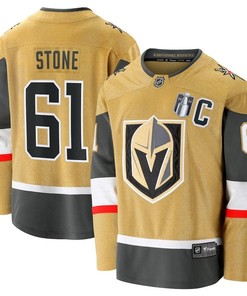 Mark Stone 61 Vegas Golden Knights 2023 Stanley Cup Final Home Breakaway Player Jersey - Gold
