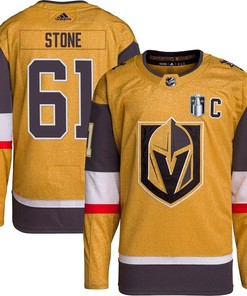 Mark Stone 61 Vegas Golden Knights 2023 Stanley Cup Final Home Player Jersey - Gold
