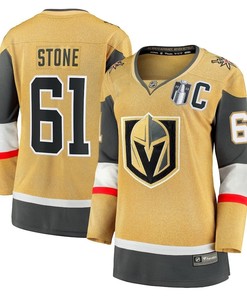 Mark Stone 61 Vegas Golden Knights Women's 2023 Stanley Cup Final Home Breakaway Player Jersey - Gold