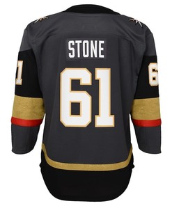Mark Stone 61 Vegas Golden Knights Youth 2023 Stanley Cup Final Alternate Jersey - Black