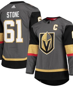 Mark Stone Vegas Golden Knights Adidas Home Captain Patch Primegreen Authentic Pro Player Jersey - Gray Nhl
