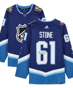 Mark Stone Vegas Golden Knights Autographed 2022 Nhl All-star Game Jersey - Blue