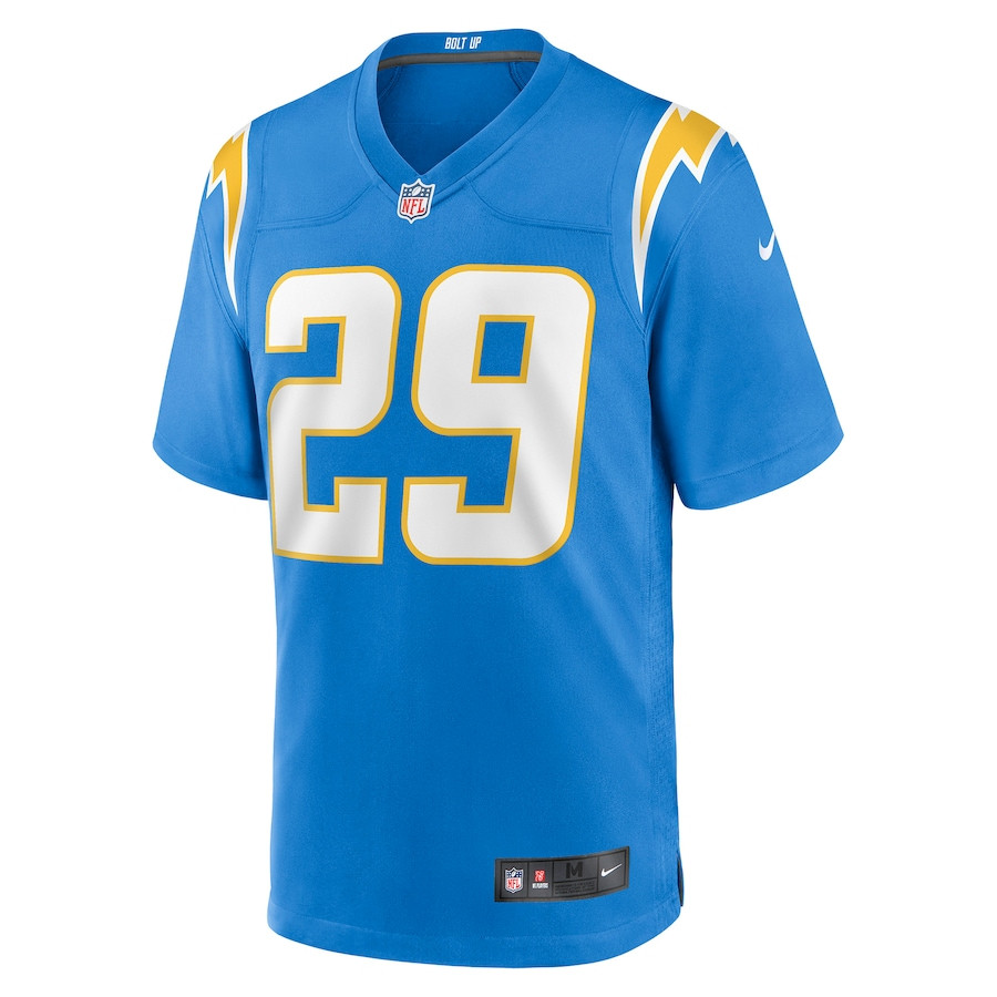 Mark Webb Jr. 29 Los Angeles Chargers Game Jersey - Powder Blue