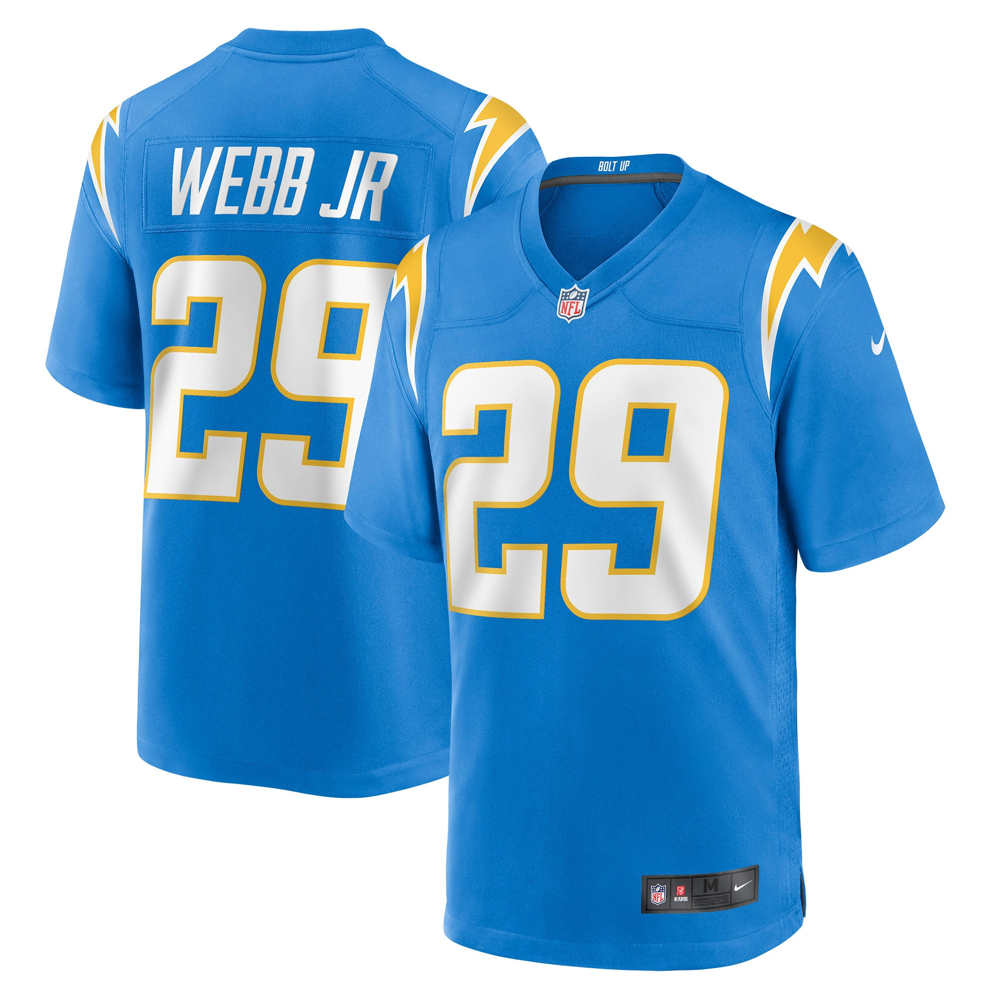 Mark Webb Jr. Los Angeles Chargers Game Jersey - Powder Blue Nfl