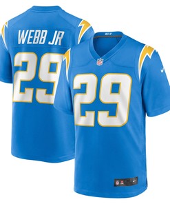 Mark Webb Jr. Los Angeles Chargers Game Jersey - Powder Blue Nfl