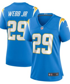 Mark Webb Jr. Los Angeles Chargers Womens Game Jersey - Powder Blue Nfl