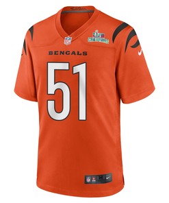 Markus Bailey 51 Cincinnati Bengals Super Bowl LVII Champions Men Alternate Game Jersey - Orange