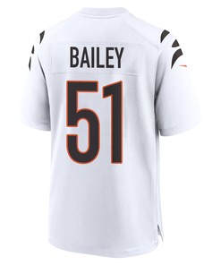 Markus Bailey 51 Cincinnati Bengals Super Bowl LVII Champions Men Game Jersey - White
