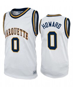 Markus Howard 0 Marquette Golden EaglesAlumni Uniform Jersey Commemorative Classic White