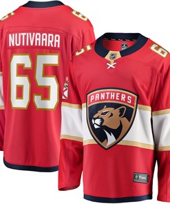 Markus Nutivaara Florida Panthers Fanatics Branded Home Breakaway Player Jersey - Red Nhl
