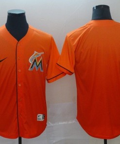 Marlins Orange Mlb Drift Brandedition Personalized Jersey