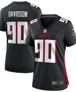 Marlon Davidson Atlanta Falcons Womens Game Jersey - Black Nfl