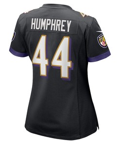 Marlon Humphrey 44 Baltimore Ravens Women's Game Jersey - Black