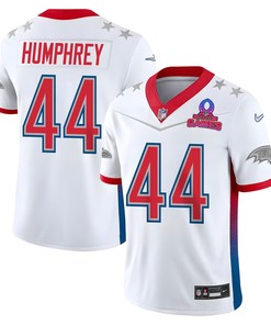 Marlon Humphrey 44 Ravens Pro Bowl 2023 Patch Men Jersey - White