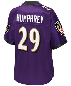 Marlon Humphrey Baltimore Ravens Nfl Pro Line Team Color Player Jersey - Purple