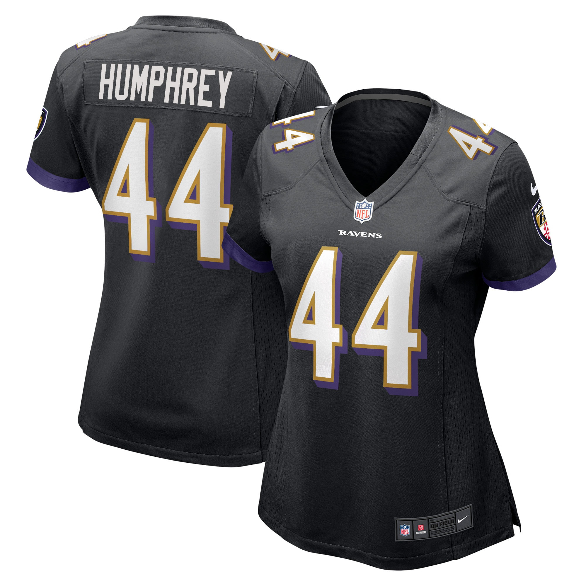 Marlon Humphrey Baltimore Ravens Womens Game Jersey - Black Nfl