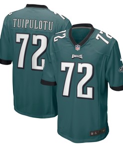 Marlon Tuipulotu Philadelphia Eagles Game Player Jersey - Midnight Green Nfl
