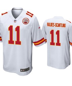 Marquez Valdes-Scantling 11 Kansas City Chiefs Game Men Jersey - White Jersey