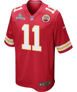 Marquez Valdes-Scantling 11 Kansas City Chiefs Super Bowl LVII Champions Men Game Jersey - Red