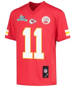 Marquez Valdes-Scantling 11 Kansas City Chiefs Super Bowl LVII Champions Youth Game Jersey - Red