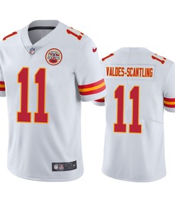 Marquez Valdes-Scantling 11 Kansas City Chiefs White Vapor Limited Jersey