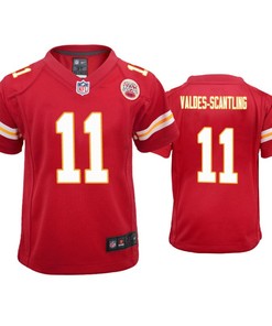 Marquez Valdes-Scantling 11 Kansas City Chiefs Youth Game Jersey - Red Jersey
