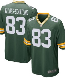 Marquez Valdes-Scantling 83 Green Bay Packers Game Player Jersey - Green