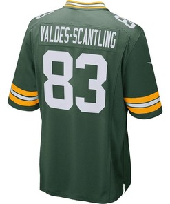 Marquez Valdes-Scantling 83 Green Bay Packers Game Player Jersey - Green