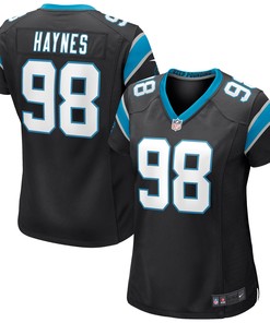 Marquis Haynes Carolina Panthers Womens Game Jersey - Black Nfl