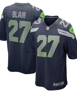 Marquise Blair Seattle Seahawks Game Jersey - College Navy Nfl