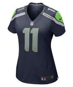 Marquise Goodwin 11 Seattle Seahawks Women's Home Game Player Jersey - College Navy