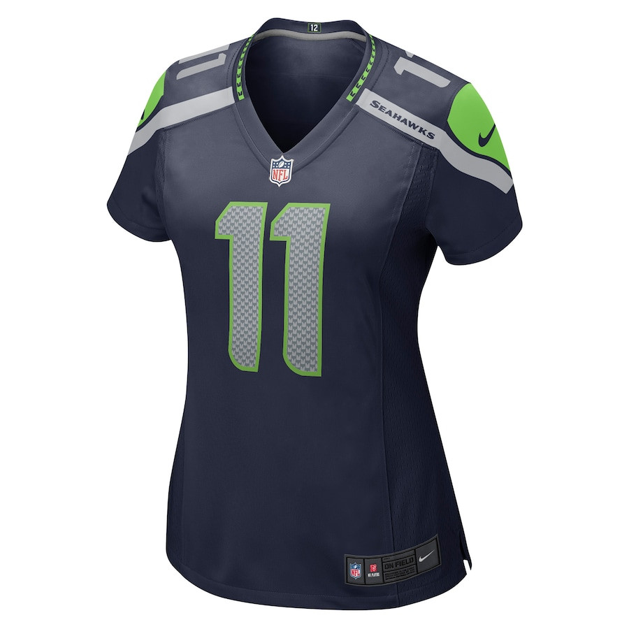 Marquise Goodwin 11 Seattle Seahawks Women's Home Game Player Jersey - College Navy